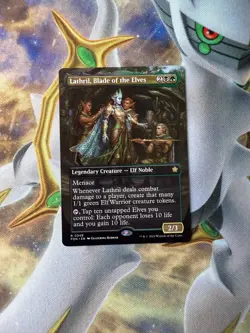 x1 Lathril, Blade of the Elves FDN Foundations MTG 349 RARE BORDERLESS M/NM 1x - Image 1
