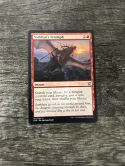 MTG 1x Sarkhan's Triumph x1 LP Dragons of Tarkir - Image 1