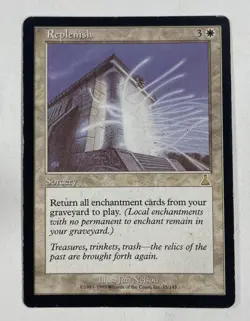 Replenish Urzas Destiny MP Moderate Play MTG Magic The Gathering B - Image 1