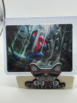 Spiderman Art Card Art Series Gold Signed Magic 22/54 Strength Of Will Nm - Image 1