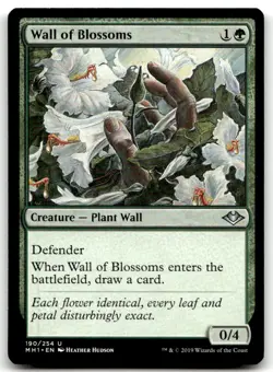 MTG Wall of Blossoms U Modern Horizons 190 LP - Image 1