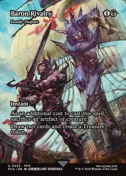 1x Deadly Dispute "Baron Rivalry" - NM Eng MTG - Final Fantasy: Through the Ages - Image 1
