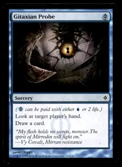 MTG Gitaxian Probe LP Light Play New Phyrexia [4341] - Image 1