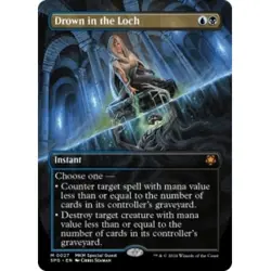 DROWN IN THE LOCH (BORDERLESS) Special Guests Magic MTG MINT CARD - Image 1