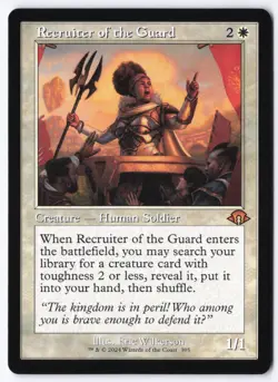 Recruiter of the Guard (Retro Frame) M Modern Horizons 3 395 NM - Image 1