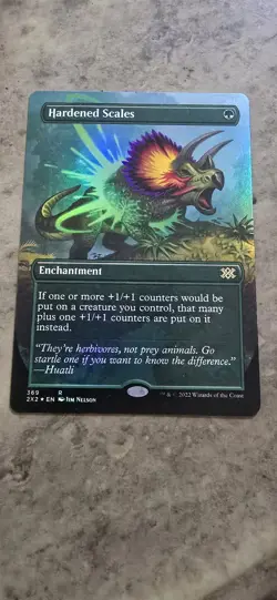 Hardened Scales (Borderless) Double Masters 2022 Foil - Image 1