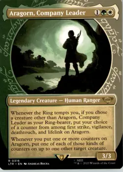 Aragorn, Company Leader (Showcase) R Universes Beyond: The Lord of the Rings: Ta - Image 1
