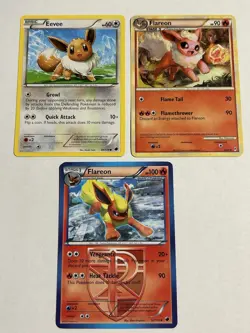 EEVEE & FLAREON 3-Card Bundle Lot🔥HOT🔥Call Of Legends 2011 Pokemon TCG - Image 1