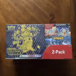 Pokemon Surging Sparks ETB & Booster Bundle Costco 2-Pack. Factory Sealed 🔥 - Image 1