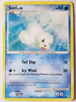 Seel 125/147 LP - Supreme Victors Pokemon Card - Atsuko Nishida Art - Image 1
