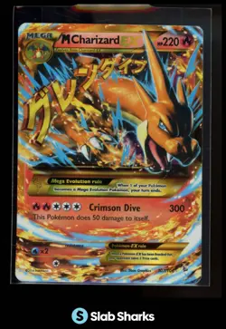 2016 POKEMON XY EVOLUTIONS #13/108 MEGA CHARIZARD HOLO - Image 1