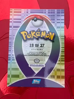 2001 Topps Pokemon Remoraid #232 Johto League Champions Sticker - Image 2