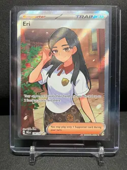 Eri 136/131 Full Art Ultra Rare 2025 Pokemon Prismatic Evolutions NM - Image 1