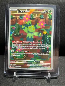 Maractus 160/159 Illustration Rare Holo Pokemon 2025 Journey Together NM - Image 1