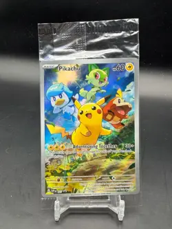 Pokemon TCG Pikachu SVP 027 Paldea Evolved Black Star Promo New Sealed WC - Image 1