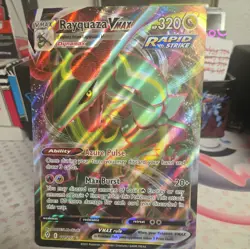 🔥Pokemon TCG-Rayquaza VMAX-OVERSIZED!JUMBO! 111/203-Evolving Skies-M/NM!🔥 - Image 1