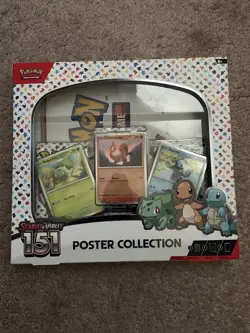 Nintendo Pokemon TCG Scarlet & Violet - 151 Poster Collection Box - 3 Packs 820650853166 - Image 1