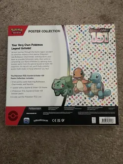 Nintendo Pokemon TCG Scarlet & Violet - 151 Poster Collection Box - 3 Packs 820650853166 - Image 2