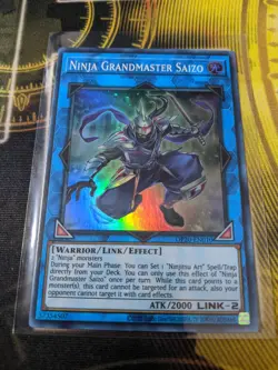 Yu-Gi-Oh! Ninja Grandmaster Saizo - OP20-EN010 - NM Super Rare Unlimited Edition - Image 1