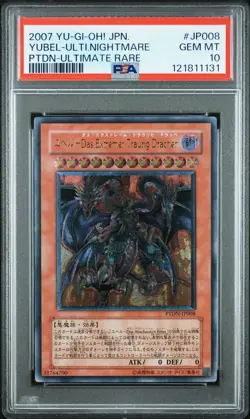 2007 YU-GI-OH! JPN PHANTOM DARKNESS #JP008 YUBEL-THE ULTIMATE NIGHTMARE PSA 10 - Image 1