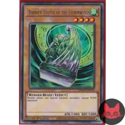 Yugioh Barrier Statue of the Stormwinds MAGO-EN114 Rare 1st Edition NM - Image 1