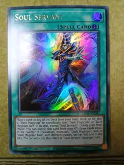 Yu-Gi-Oh! Soul Servant LED6-EN003 Ultra Rare 1st Edition Near Mint - Image 1