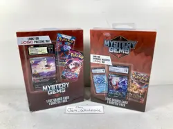 (LOT OF 2) 2025 Pokemon Mystery Gems 1 CGC Graded Card & 1 Booster Pack Each NEW - Image 1