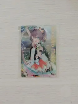 Hololive Natsuiro Matsuri Trading Card Holo Rare Japanese Limited - Image 1