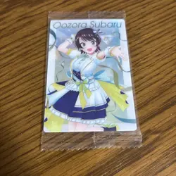 Hololive Trading Card Oozora Subaru Wafers Vol 3 Holo Unopened - Image 1