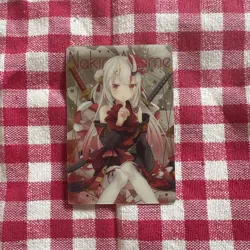 Hololive Hyakki Ayame Trading Card Wafers Holo Rare - Image 1