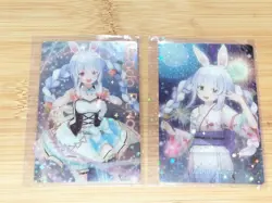 Trading Card Pekora Usada Wafers Card Holo Condition Issues - Image 1