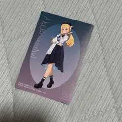 Hololive Akira Rosenthal Wafers Holo Rare Single Card - Image 2