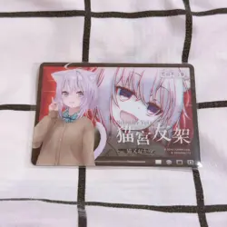 Hololive Trading Card ERROR Nekomiya Okayu Holo Rare - Image 1