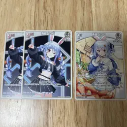 Hololive Trading Card HoloKa Enchant Regalia Usada Pekora Holo Rare - Image 1