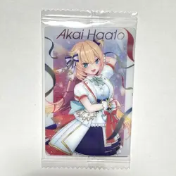 Hololive Production Wafers vol.3 04 Akai Hato Holo Single Card - Image 1
