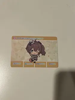 Hololive Natsuiro Matsuri Trading Card Chibi Illustration Holo Rare - Image 1