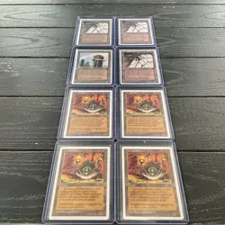 Lot of (8) 1995 Urza's Mine Land Magic The Gathering RARE MTG - Image 1