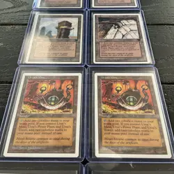 Lot of (8) 1995 Urza's Mine Land Magic The Gathering RARE MTG - Image 3