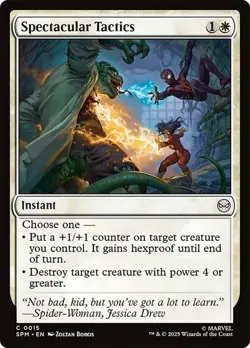 Spectacular Tactics [Marvel's Spider-Man] MTG - Image 1