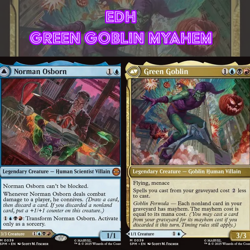 EDH - Green Goblin Mayhem, MTG Commander Deck, Bracket 2, Spider-Man x MTG - Image 1