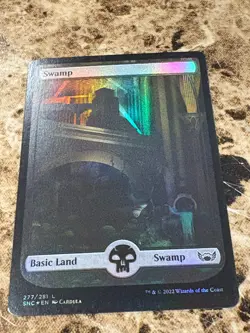 SWAMP #277 Magic MTG Streets of New Capenna Full Art Foil - Image 1