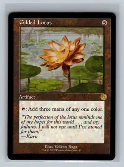 Gilded Lotus 17 Magic the Gathering MTG Brothers War Retro Frame Volkan Baga Art - Image 1