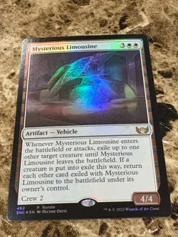 MYSTERIOUS LIMOUSINE Magic MTG Streets of New Capenna Foil - Image 1
