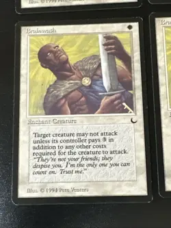 Brainwash Mtg X4 The Dark Ex+ Cond See Pics English - Image 3