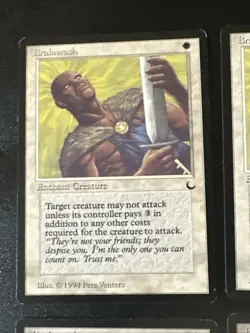 Brainwash Mtg X4 The Dark Ex+ Cond See Pics English - Image 4