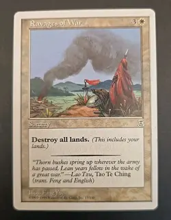 Ravages of War Portal Three Kingdoms MTG Regular Lightly Played - Image 1