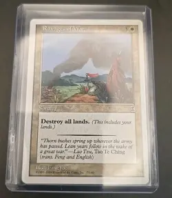 Ravages of War Portal Three Kingdoms MTG Regular Lightly Played - Image 3