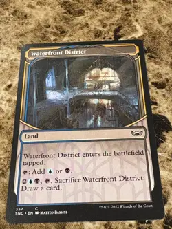 WATERFRONT DISTRICT Magic MTG Streets of New Capenna Showcase - Image 1