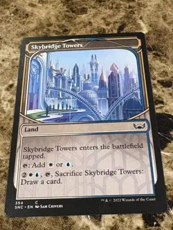 SKYBRIDGE TOWERS Magic MTG Streets of New Capenna Showcase - Image 1