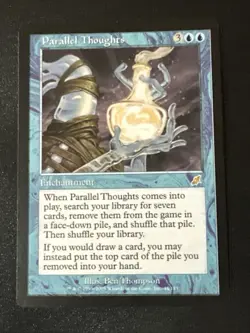 Parallel Thoughts Mtg X1 Scourge NM Cond See Pics English - Image 1